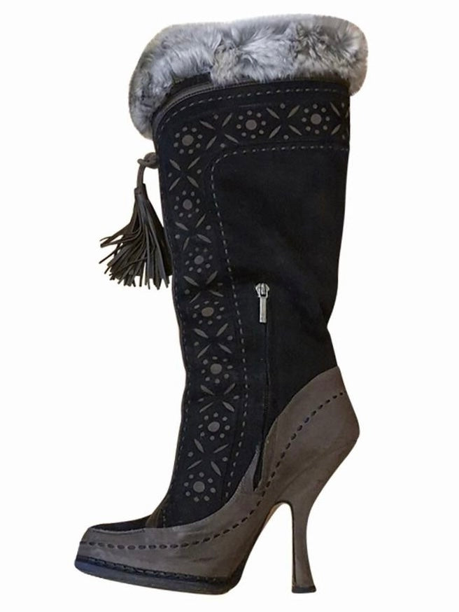 Dior Fall 2011 Fur Boots - 38