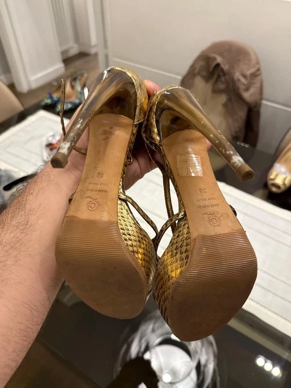Alexander Mcqueen Python Heels - 38
