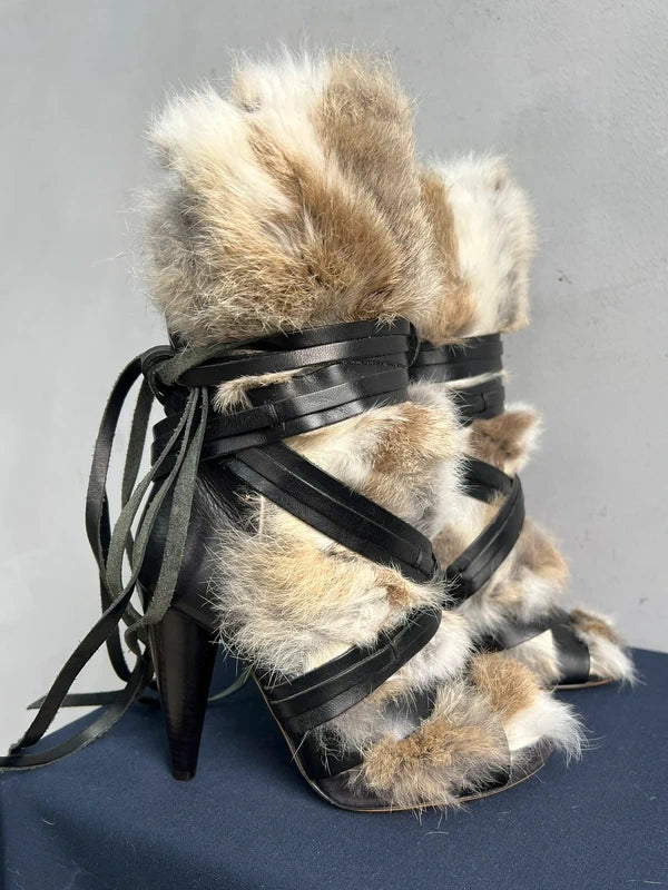 Isabel Marant Pietra Fur Boots Brand new - 35