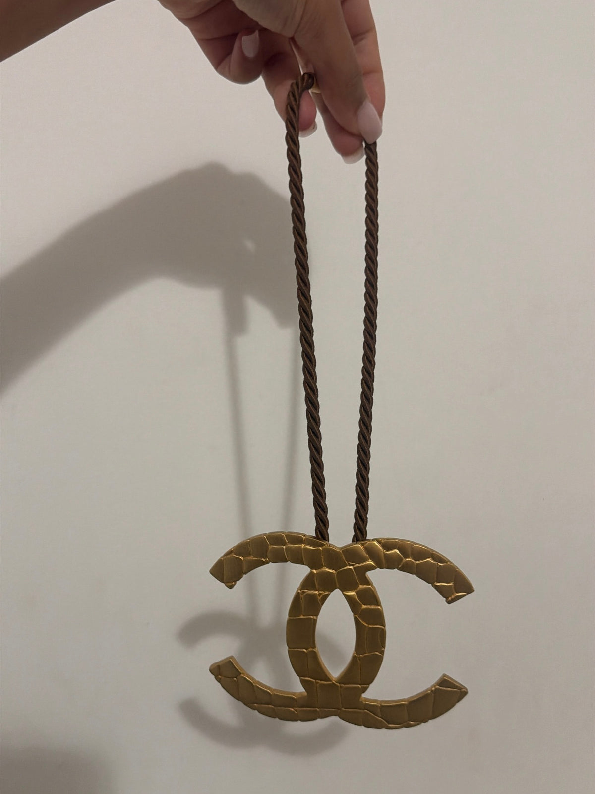 Chanel Oversized CC Rope Choker Necklace