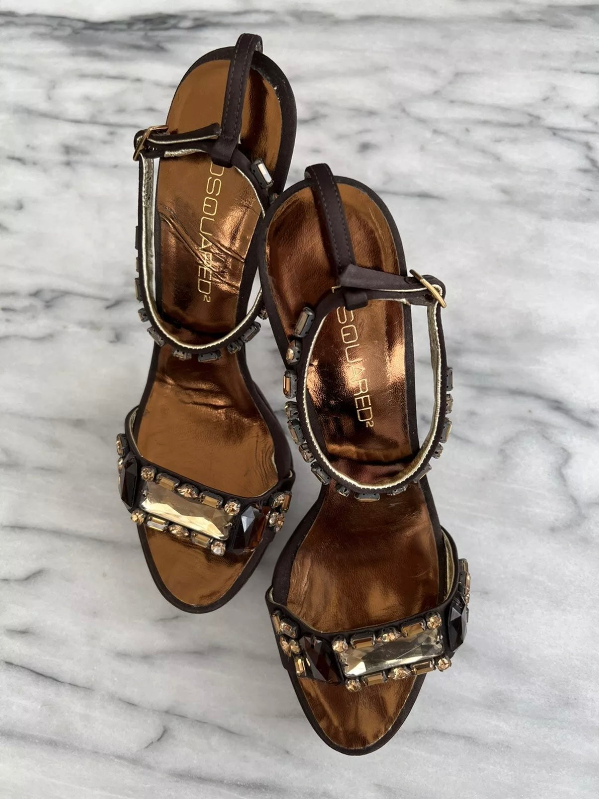 Dsquared2 Embellished Heels - 38/38.5