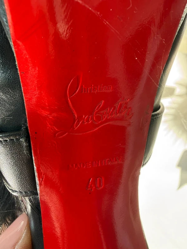 Christian Louboutin Fur Splash Heels - 40