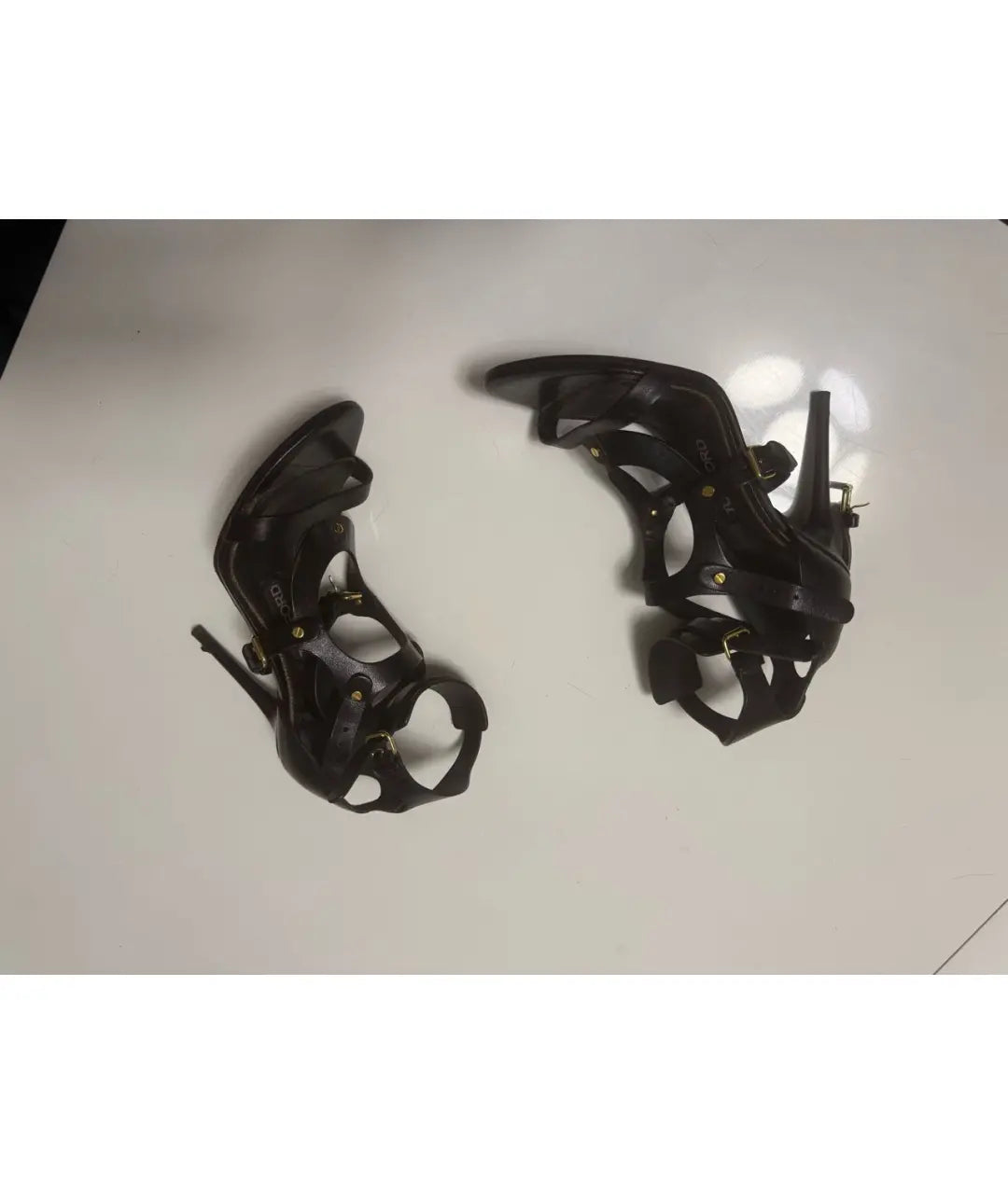 Tom Ford Gladiator Heels Matte Leather - 36.5