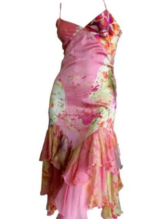 Cavalli Floral Print Dress - S