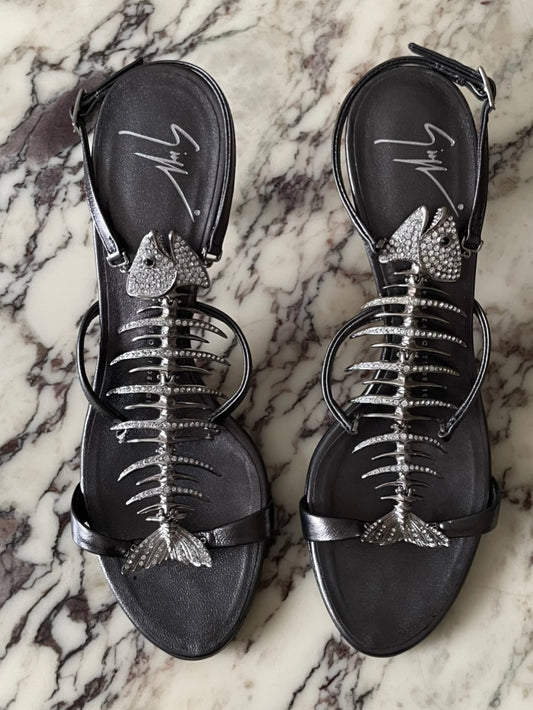Giuseppe Zanotti Fishbone Heels - 39