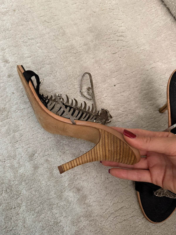 Giuseppe Zanotti Fishbone Heels - 38