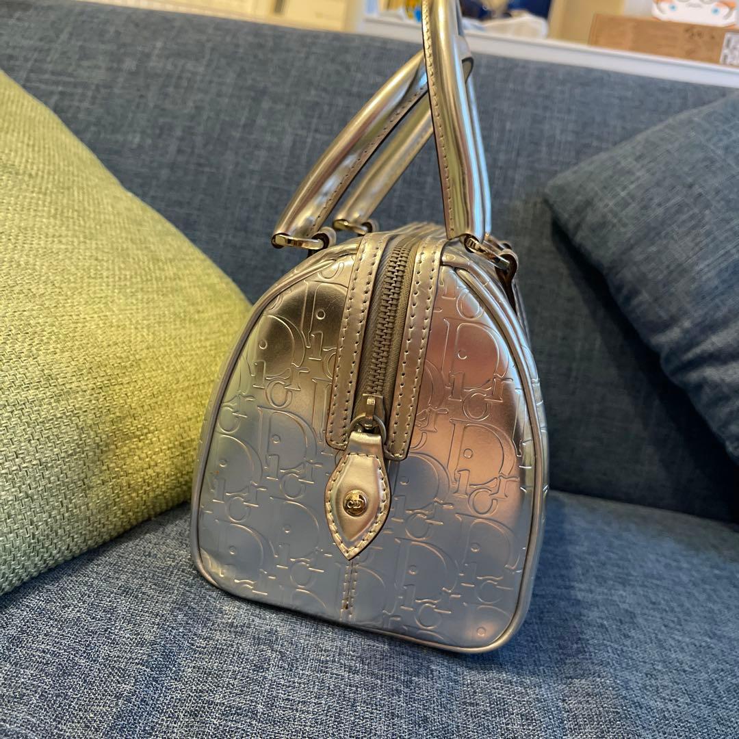 Dior Boston Bag Silver