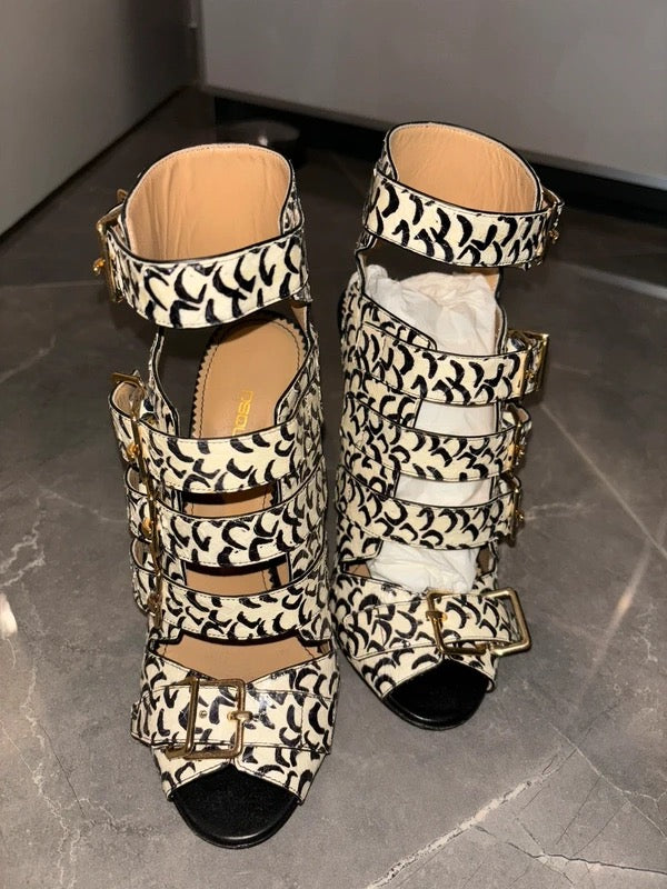 Dsquared2 Gladiator Heels - 36