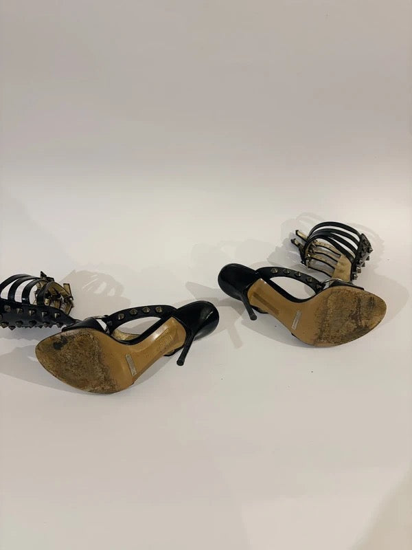 Dolce & Gabanna Studded Gladiator Heels - 36/36.5