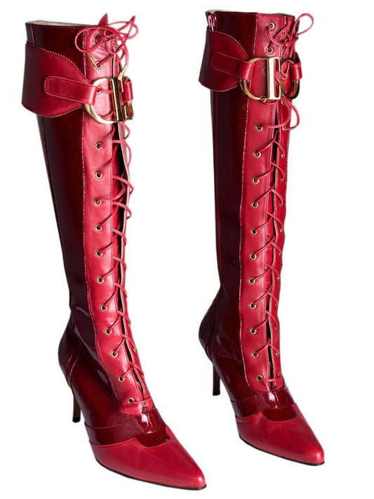 Dior Galliano CD Buckle Boots - 39