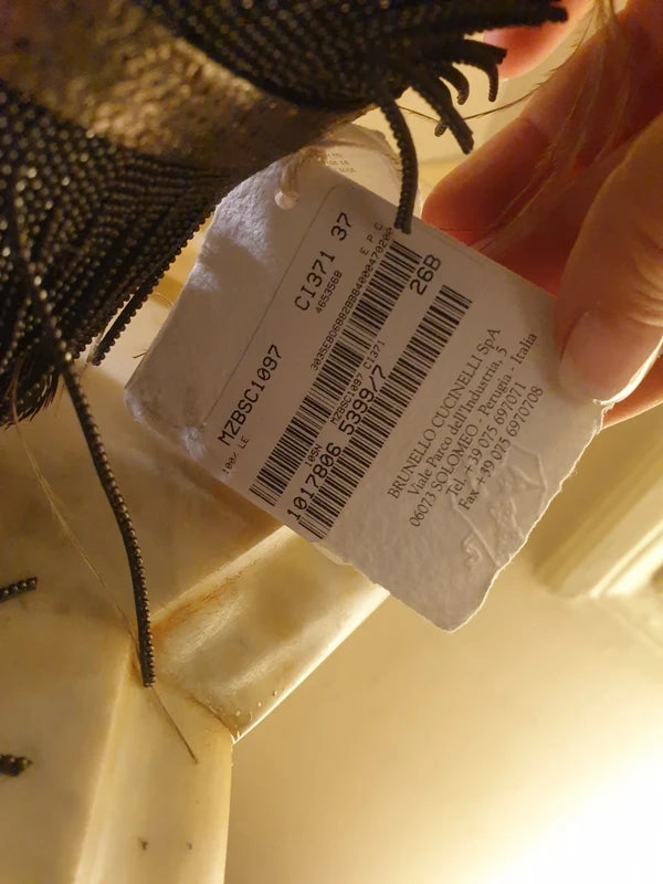 Brunello Cuccinelli Ostrich Feather Heels Brand New - 37