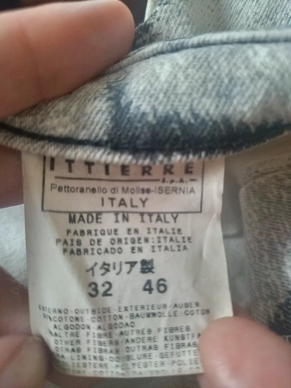 Cavalli Zebra Print Jeans - L/XL