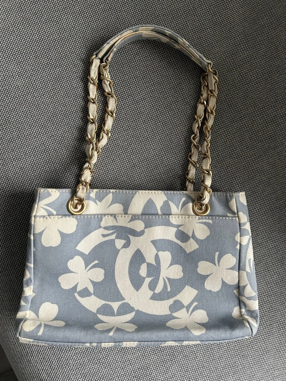 Chanel 2004 Clover Print Tote Bag