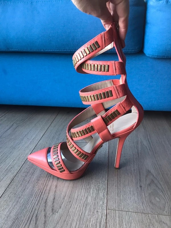 Versace 2013 Studded Gladiator Heel - 38 + 39