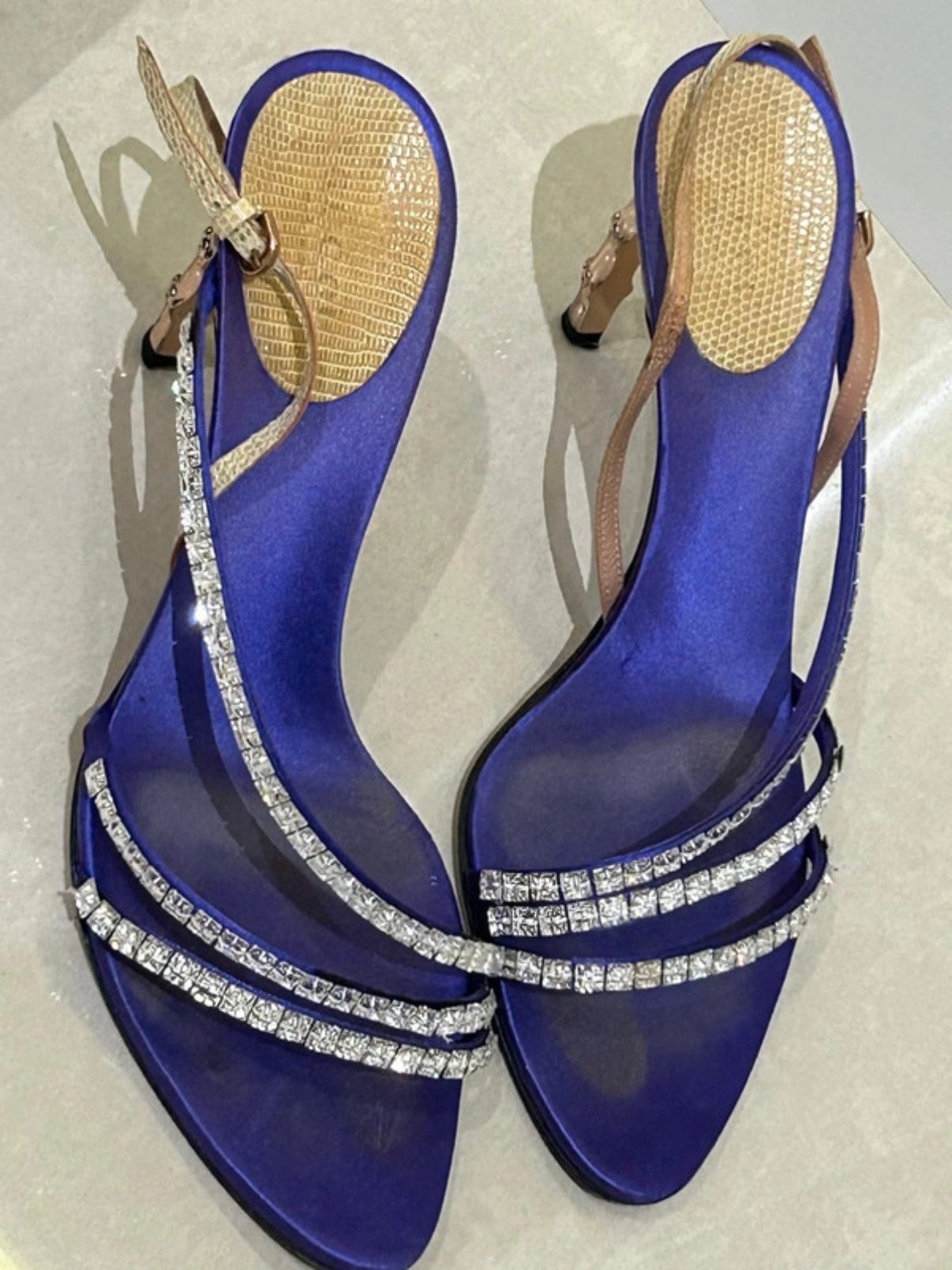 Gucci by Tom Ford Bamboo Croc Heels - 38