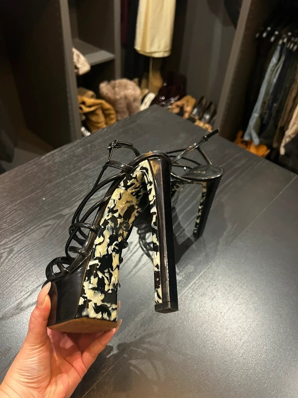 Casadei Marble Heels - 40