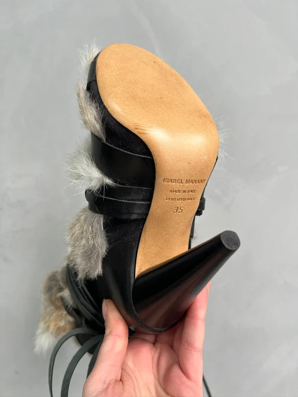 Isabel Marant Pietra Fur Boots Brand new - 35
