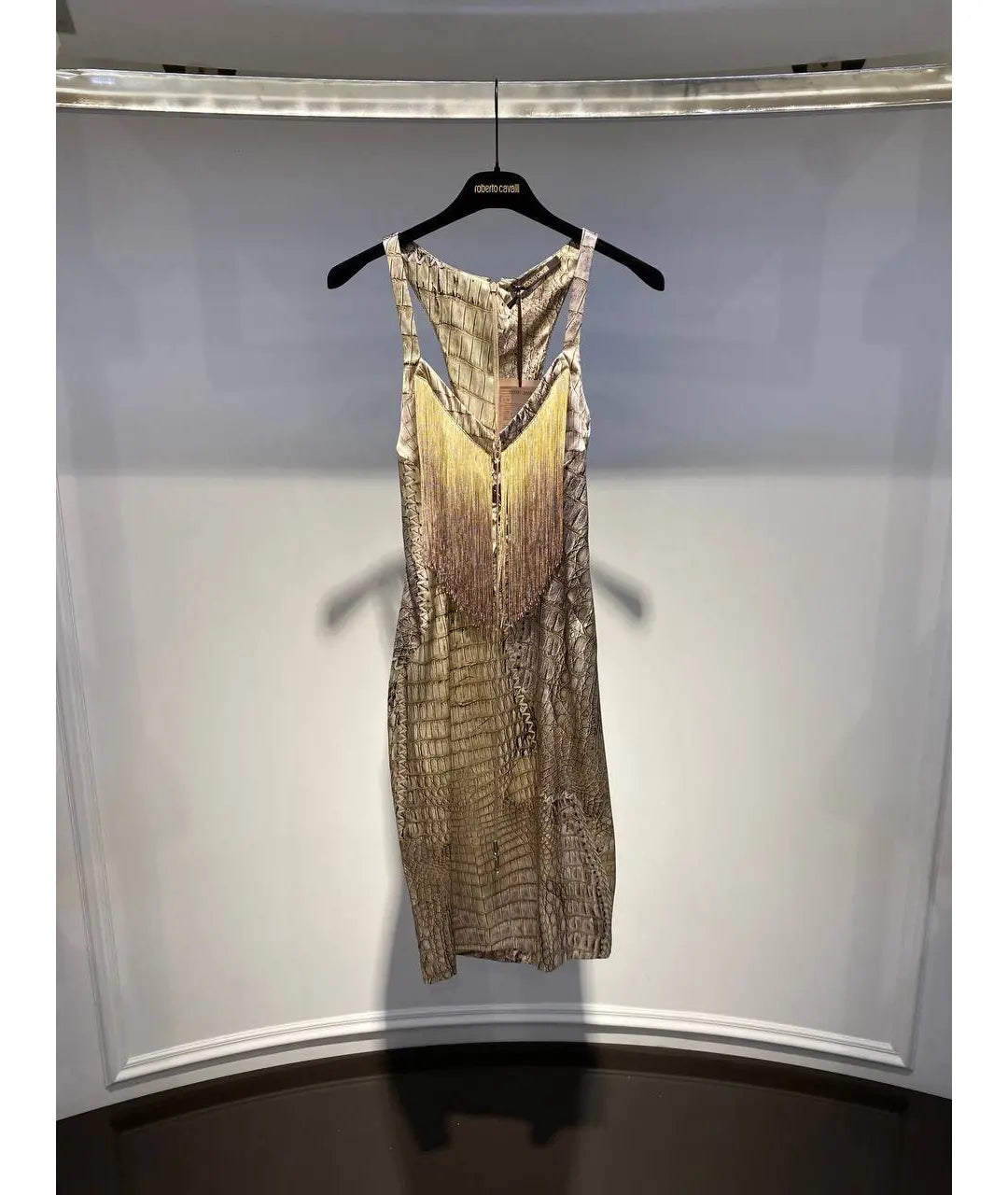 Roberto Cavalli 2011 Fringe Tassel Silk Dress - XS + L