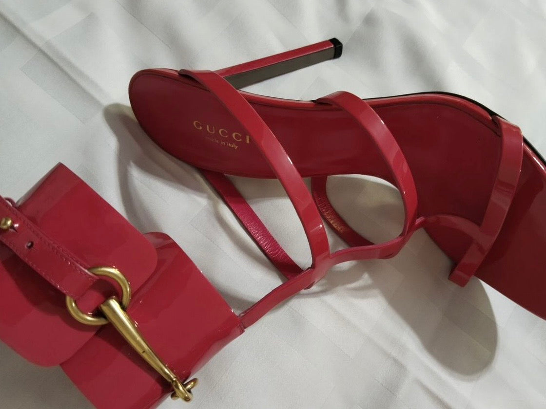 Gucci Cage Heels Pink - 40/40.5