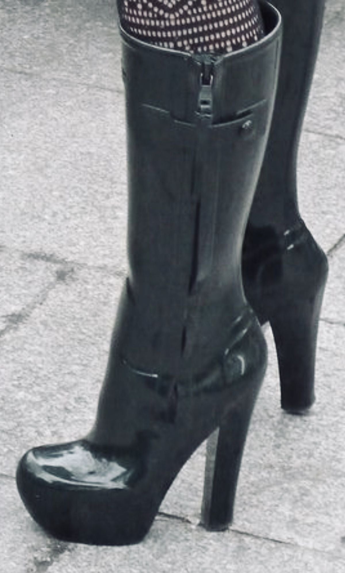 Louis Vuitton by Marc Jacobs Fetish Rubber Rain Boots - 37, 39 + 39.5