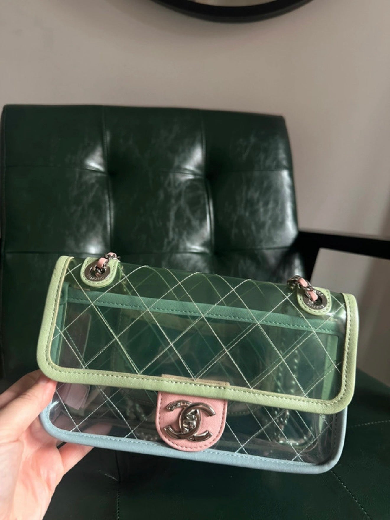 Chanel Coco Splash PVC Mini Classic Flap Bag