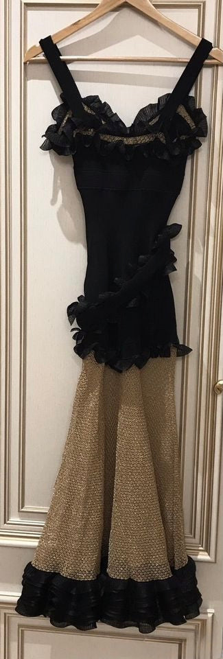 Alexander McQueen 2000s Ruffle Dress - S