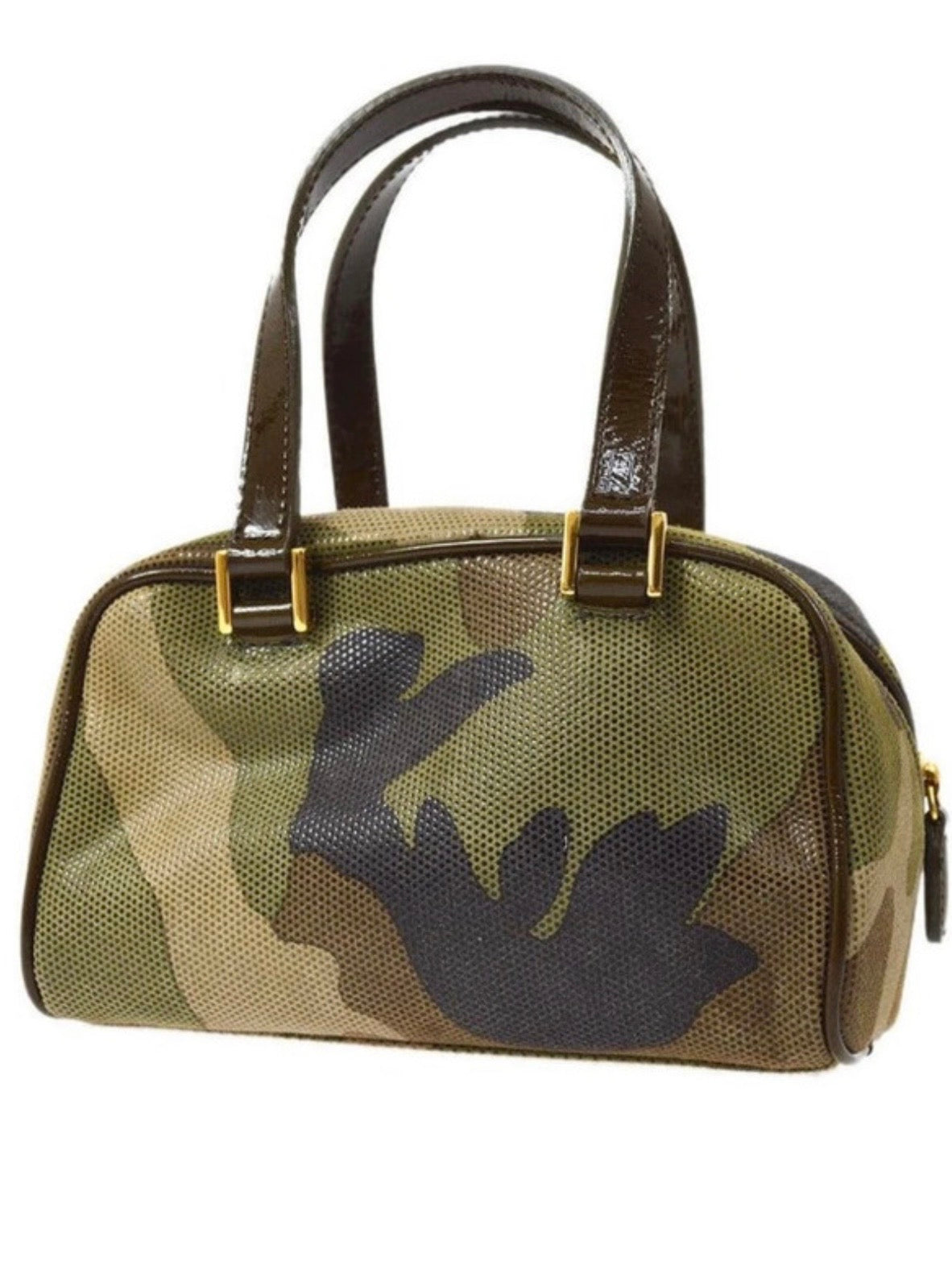 Dior Galliano Camo Mini Boston Bag