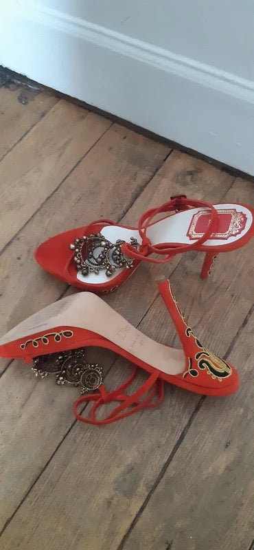 Dior Embellished Beaded Heels Brand New - 40