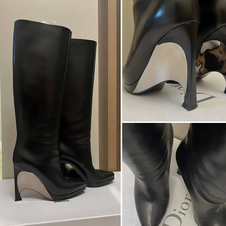 Dior by Raf Simons Mirror Wedge Heel - 38