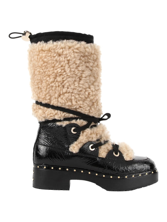 Chanel Shearling Boots - 38