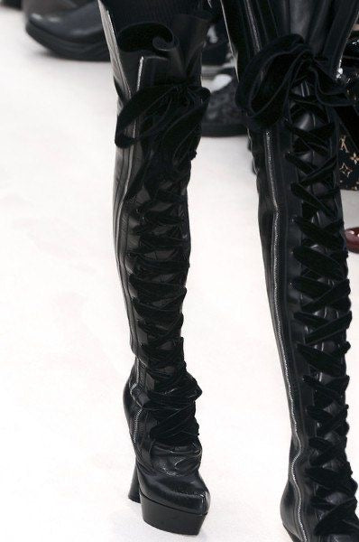 Louis Vuitton by Marc Jacobs 2009 Lace Up Boots - 38.5 + 41
