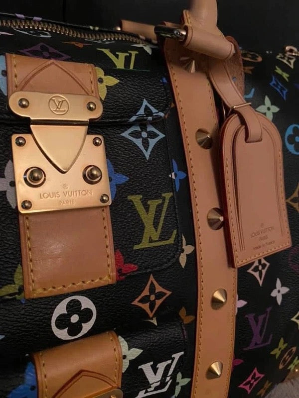 Louis Vuitton x Takashi Murakami Monogram Keepall 45 Travel Bag