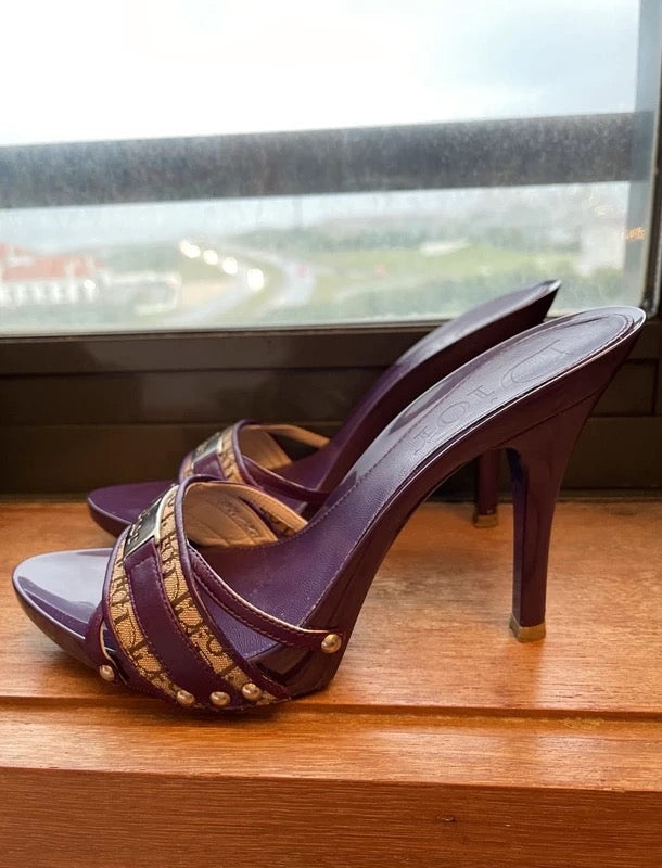 Dior Monogram Heels - 37