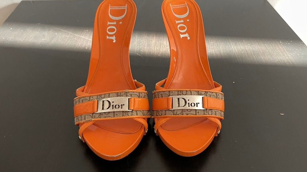 Dior Monogram Heels - 36