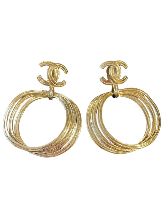 Chanel 1990s CC Earrings