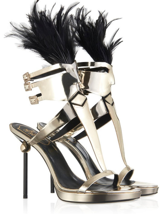 Roger Vivier Feather Heels Brand New - 35/36