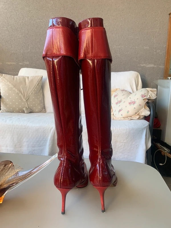 Dior Galliano CD Buckle Boots - 39