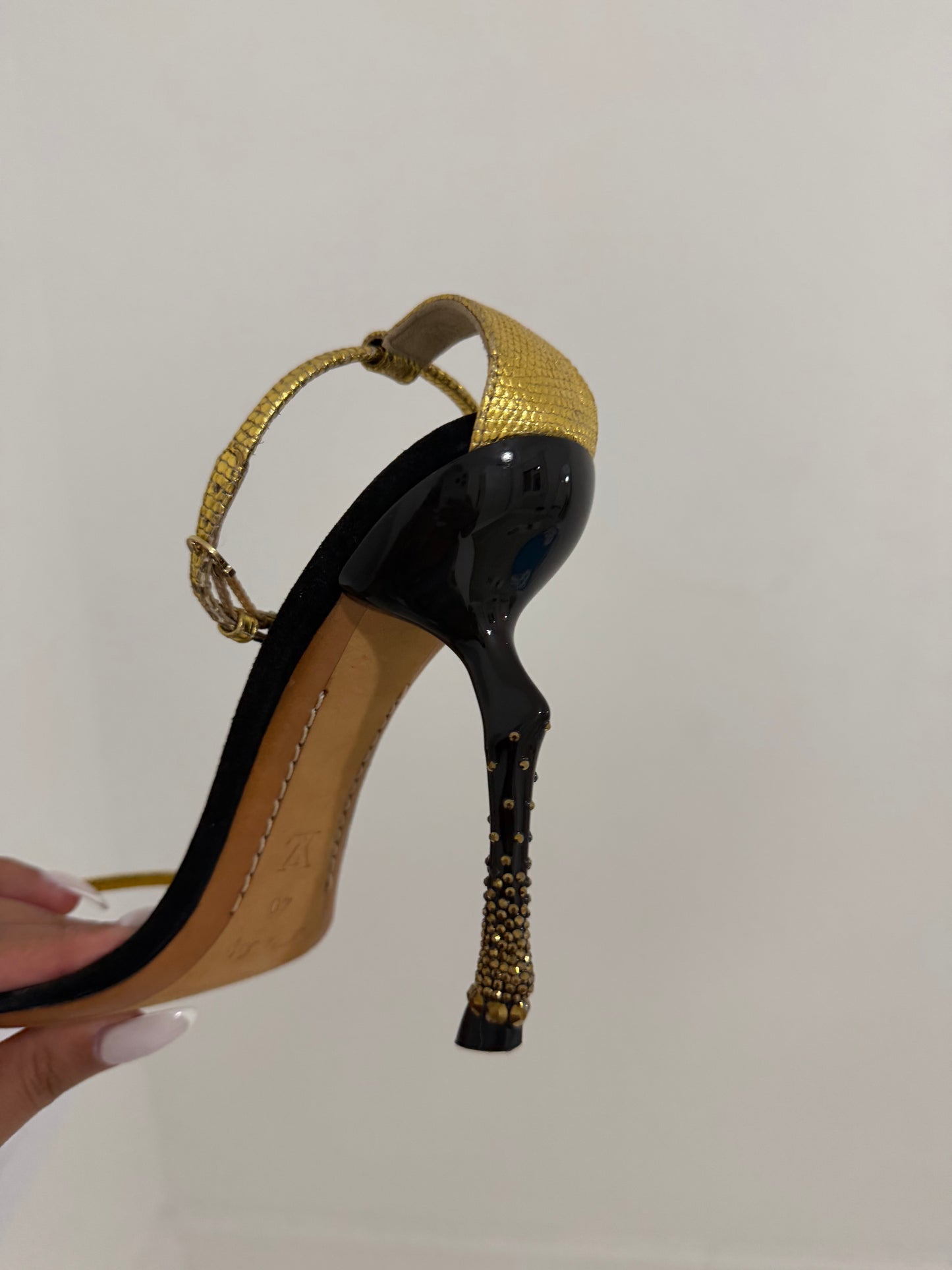 Louis Vuitton by Marc Jacobs Horse Leg Embellished Heel Brand New - 40