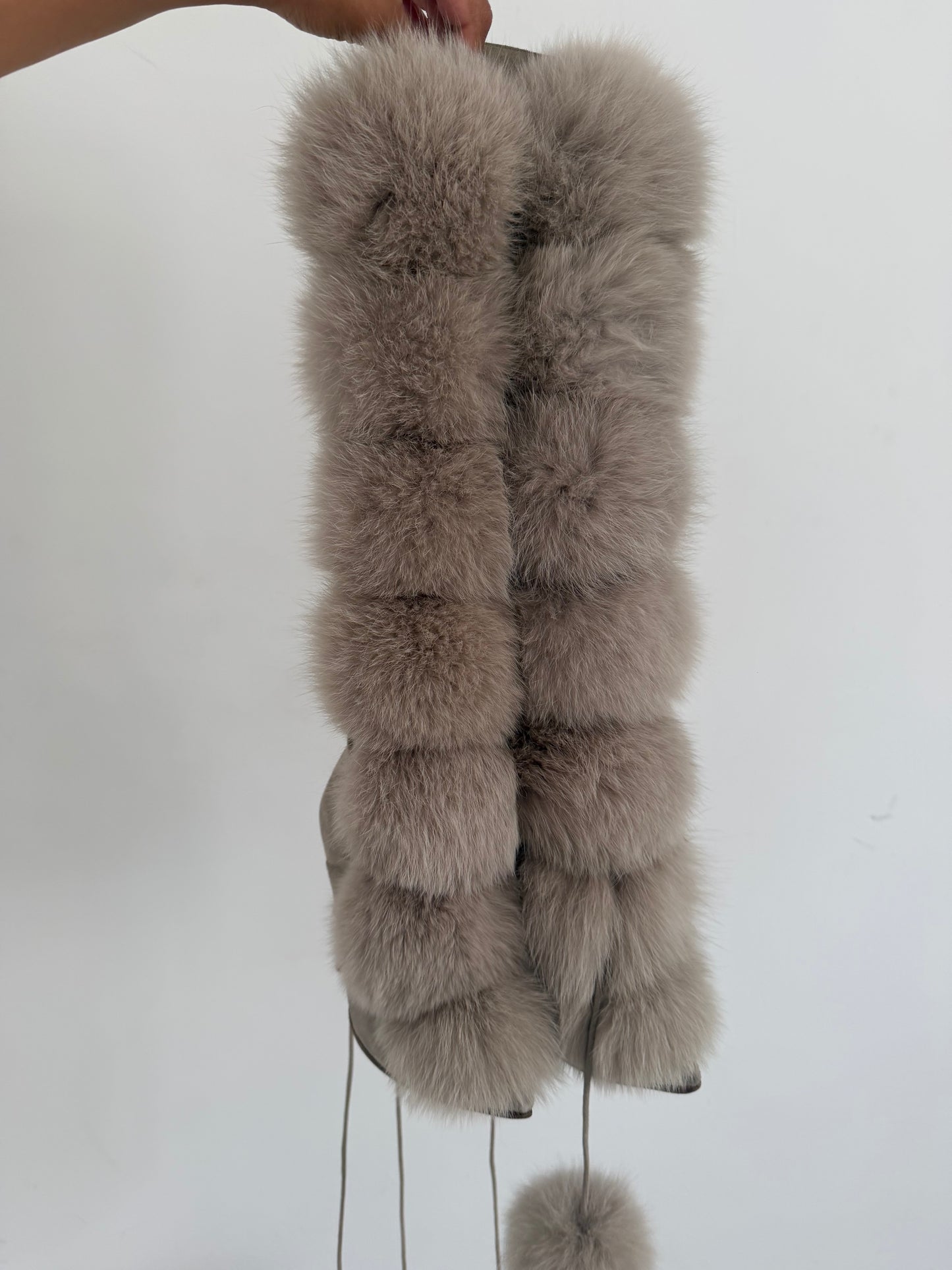 Jimmy Choo Fur Boots - 38/39