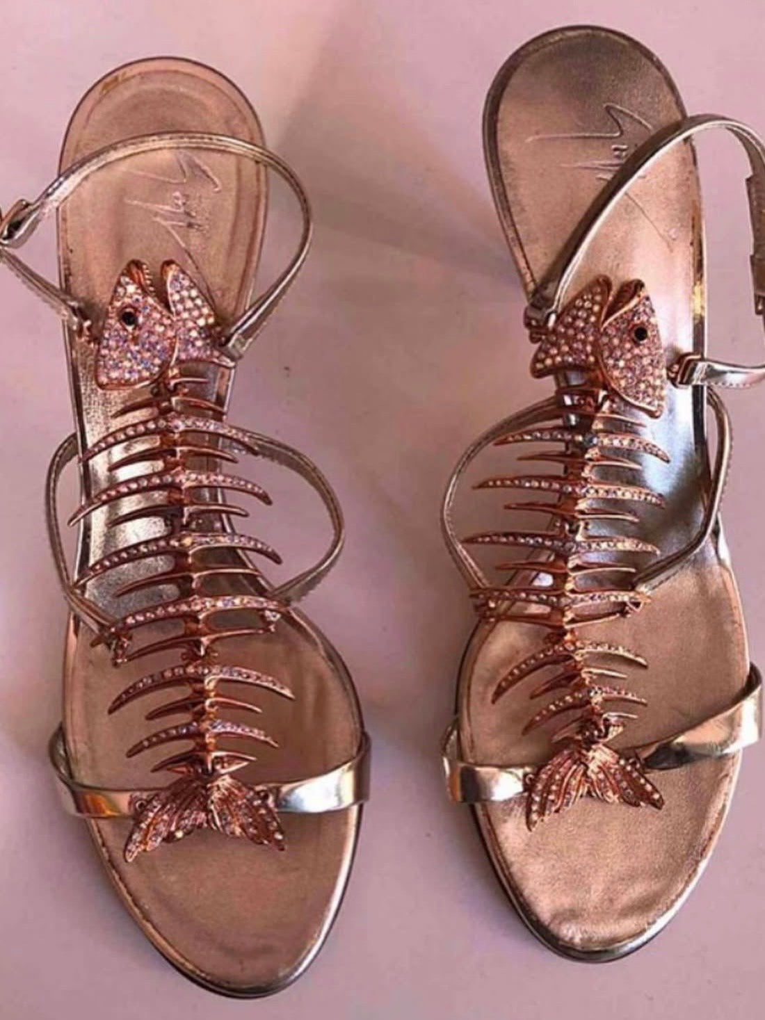 Giuseppe Zanotti Fishbone Heels Brand New - 36.5/37