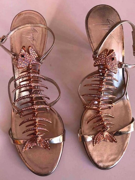 Giuseppe Zanotti Fishbone Heels Brand New - 36.5/37