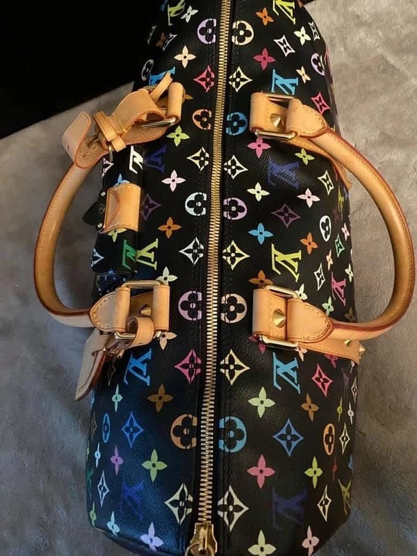 Louis Vuitton x Takashi Murakami Monogram Keepall 45 Travel Bag