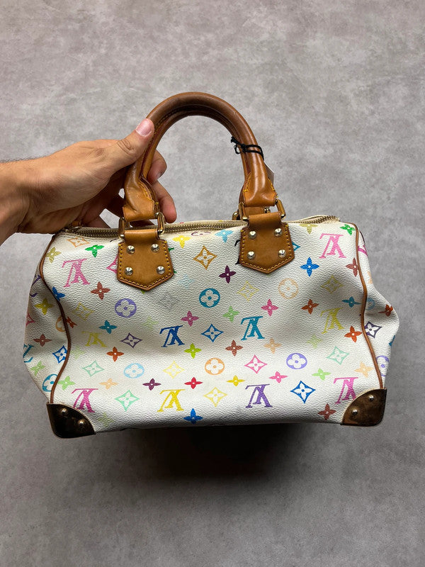 Louis Vuitton x Takashi Murakami Speedy 30 Bag