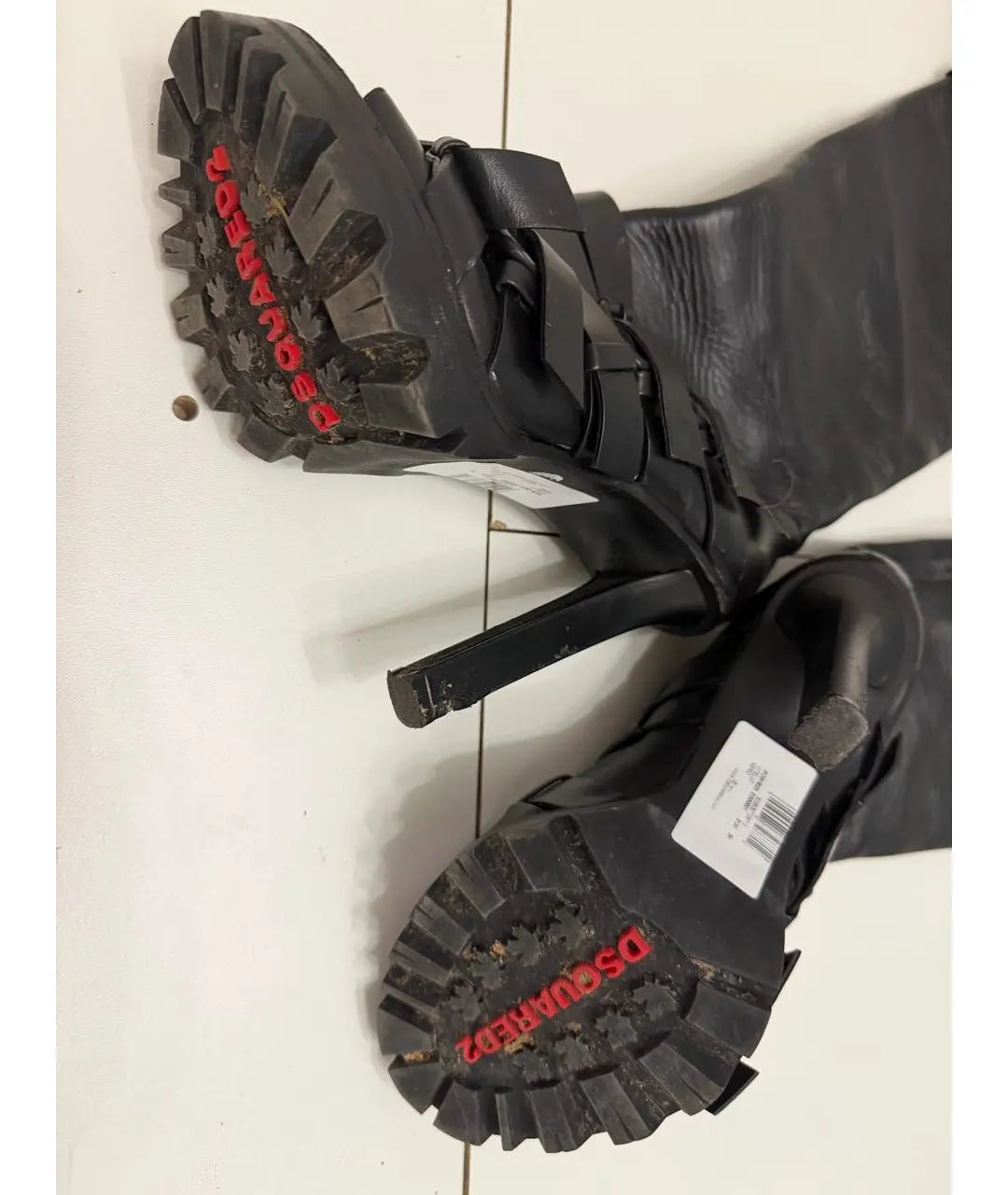Dsquared2 Open Toed Boots - 39