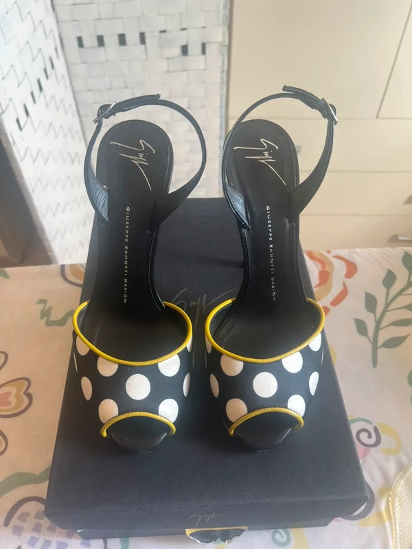 Giuseppe Zanotti Polka Dot Heels - 37.5