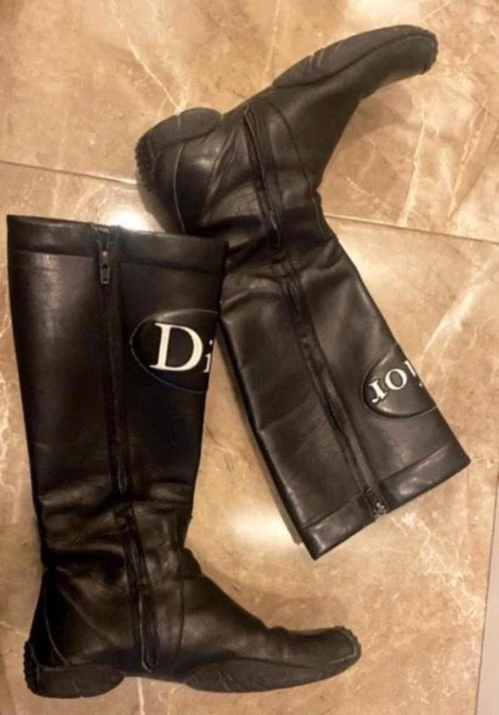 Dior Galliano Biker Boots - 37/37.5
