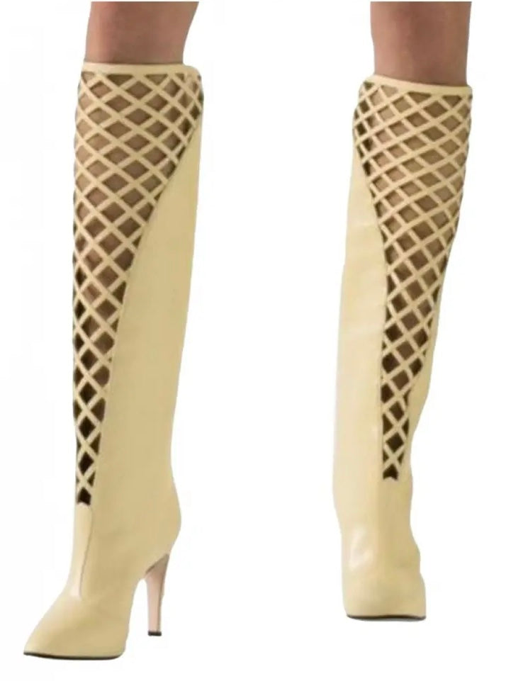 Gucci 2012 Laser Cut Out Boots - 39
