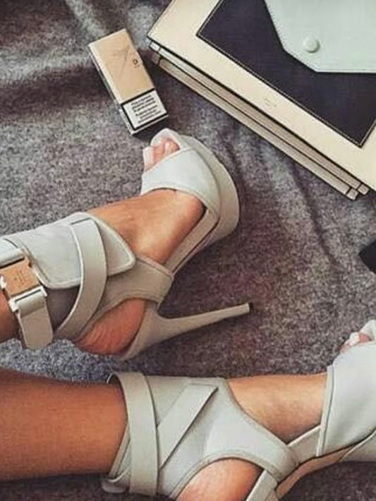 Gucci Cage Heels - 37