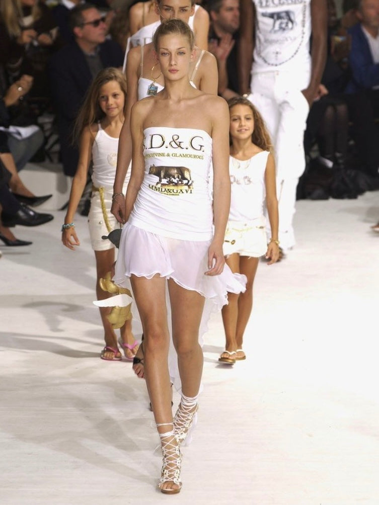 D&G 2003 Rome Bandeau Dress - S