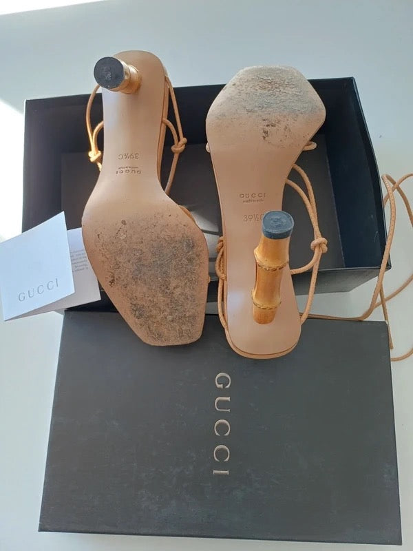 Gucci by Tom Ford Bamboo Heels - 39/40
